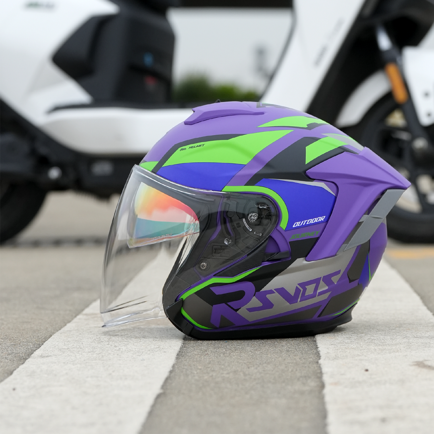 四季通用摩托车头盔防晒防风