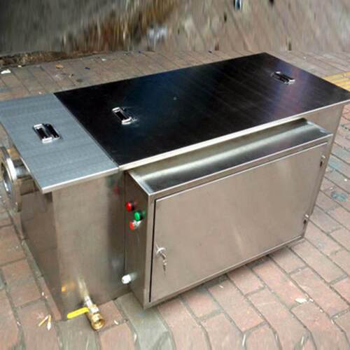 房废油水厨分离器 隔油器 不锈钢池 餐饮设水器油水分离备