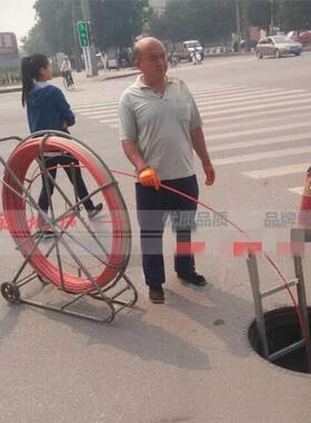 玻钢穿线工器电璃穿管IPR器管道通管器带引支架线器电信施工工具