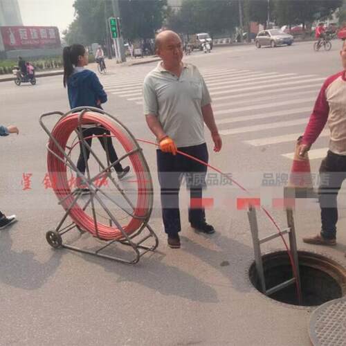 玻钢穿线工器电璃穿管IPR器管道通管器带引支架线器电信施工工具