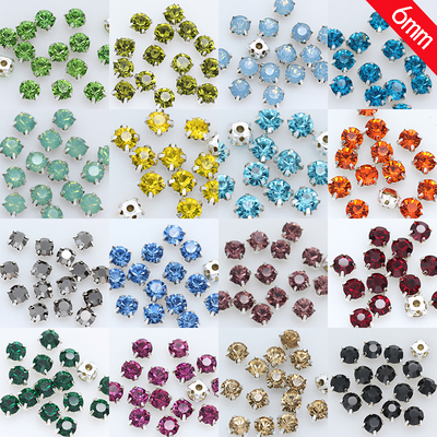 银底手缝钻diy精品爪钻白色彩色