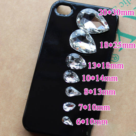 水滴型白色透明水晶玻璃钻异形尖底钻梨形三角洲DIY贴钻配件材料,饰品/流行首饰/时尚饰品新,其他DIY饰品配件,淘宝优惠券,粉丝福利购,淘宝优惠卷