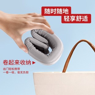 冰凉q透气柔软亲肤家用办公防低头靠枕颈托神 桂枫护颈脖套升级款