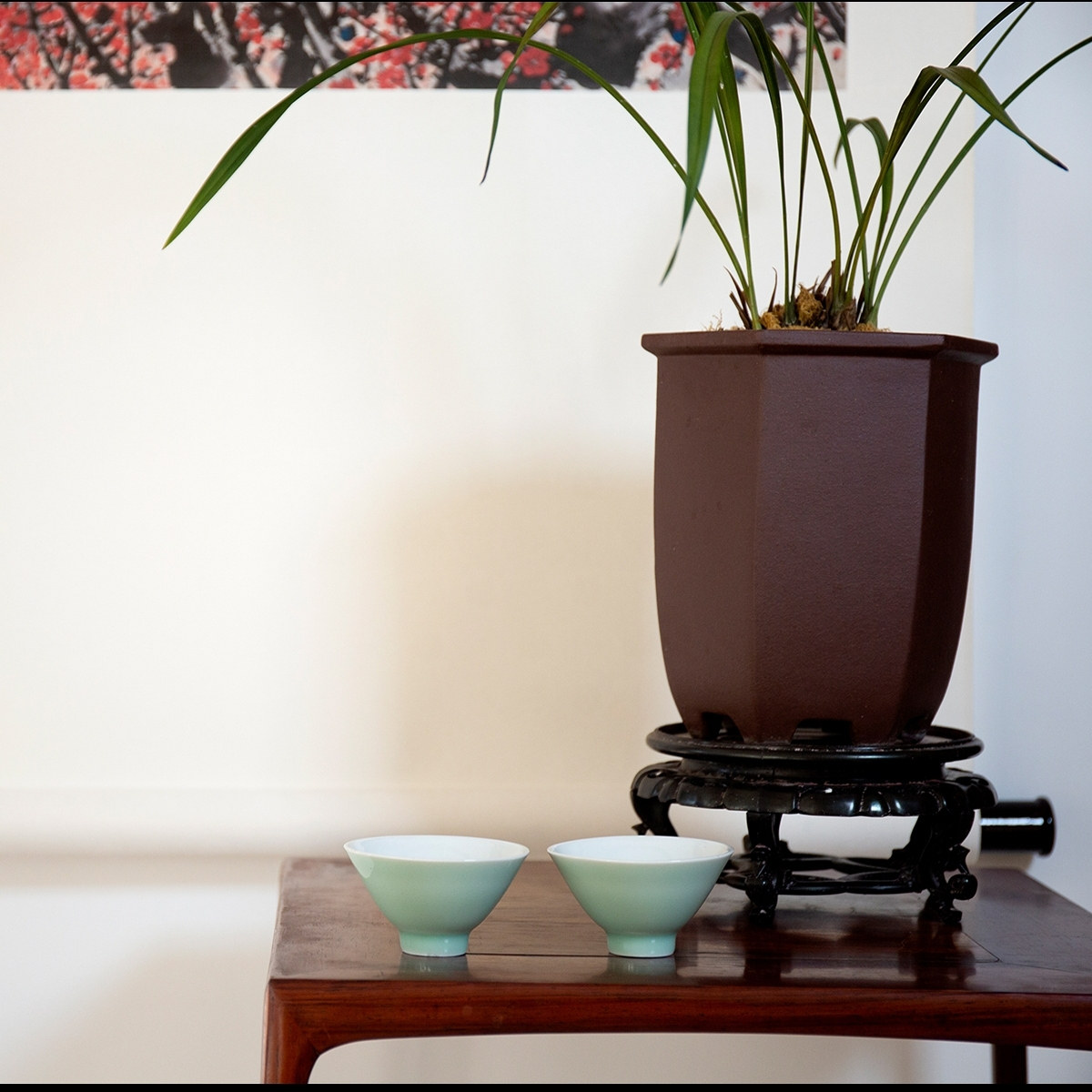 荣宝斋越瓷斗笠对杯随手礼商务礼品礼盒装功夫茶具茶杯紫泥软化水