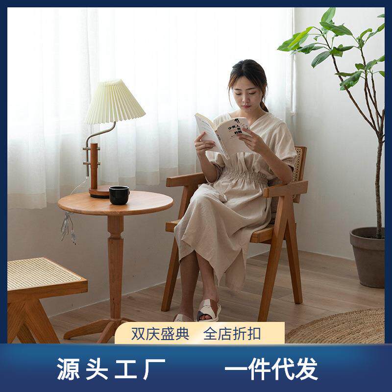 北欧全实木边几圆几长方几茶几小户型角几沙发几迷你床头柜小餐桌