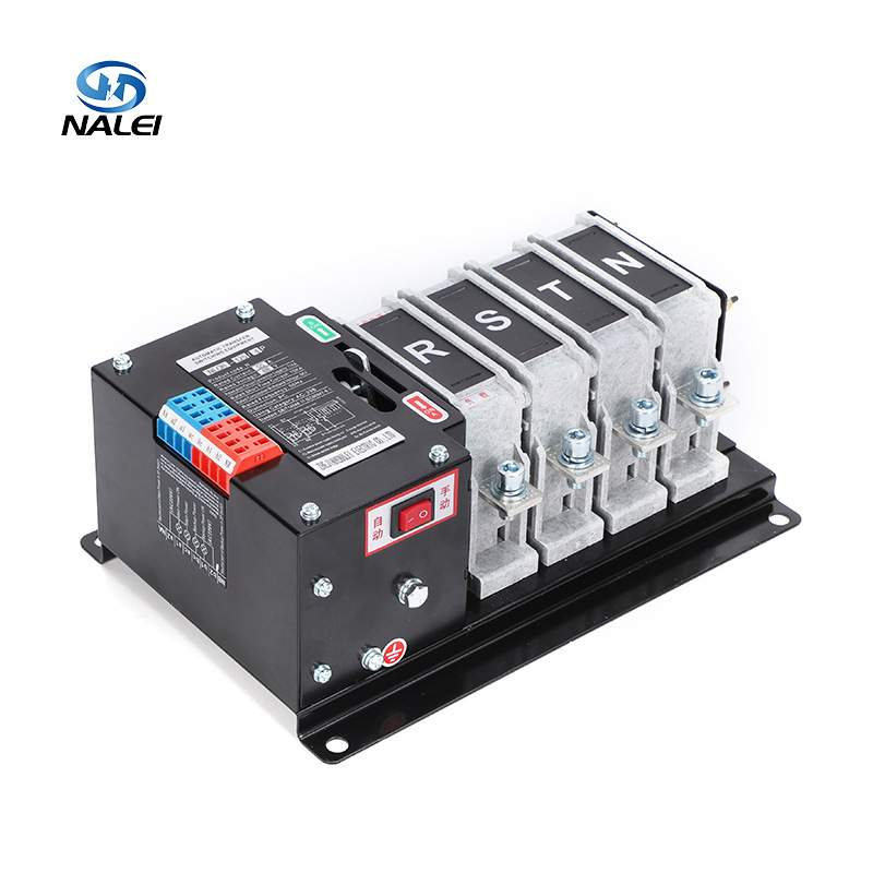 4P毫秒级切换不断电双电源自动转换开关125A 100A 380V光伏/市电