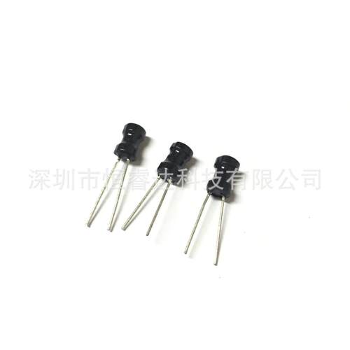 直销直插绕线工字电感4*6mm2uh插件电感线圈0406-2R0N