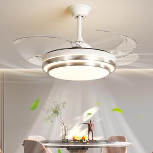 园欧特朗风扇灯客厅灯现代简约主灯全光谱led吸顶灯餐厅隐形吊扇