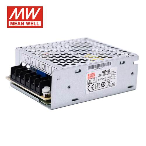 RD-35A/35B/3513明纬32-35W双输出开关电源5V/12V/24V直流稳压NED