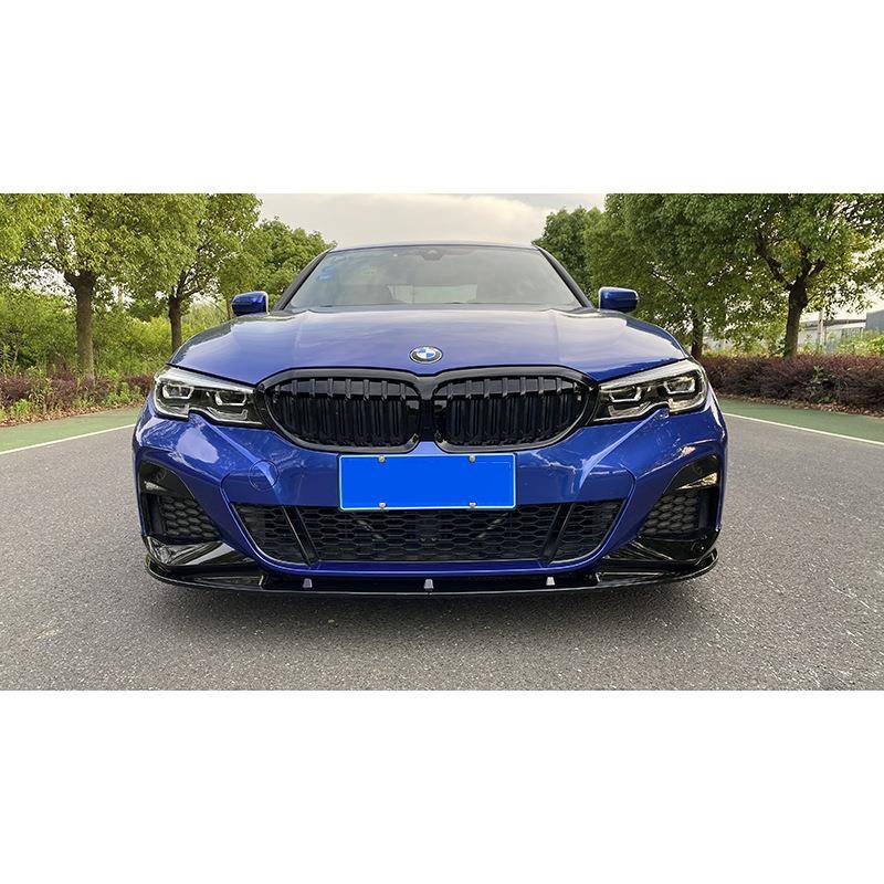 适用2020宝马新3系前铲两段前唇G28G20改装侧裙尾翼中网325i330li