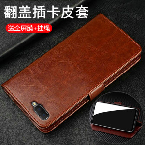 适用oppoK1翻盖商务保护皮套