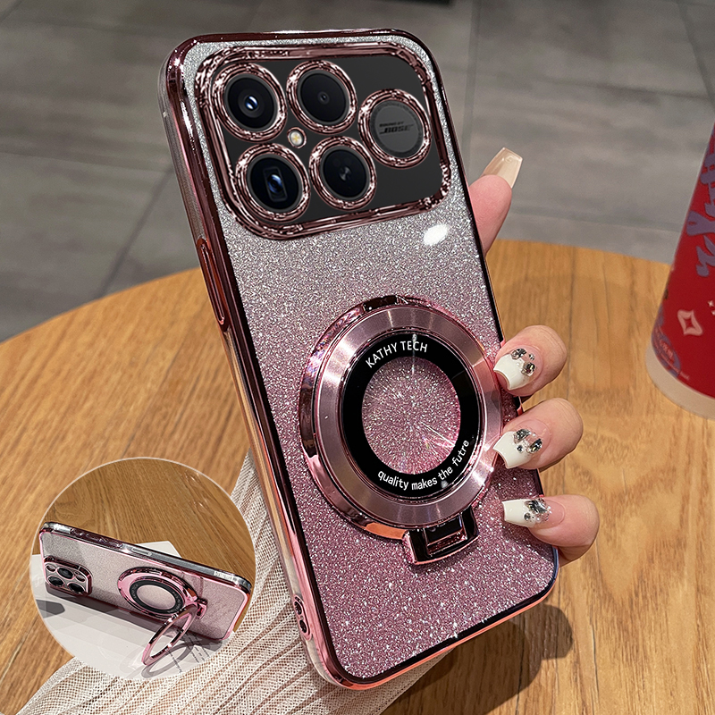 电镀透明◆同款支架◆孔位精准◆裸机手感