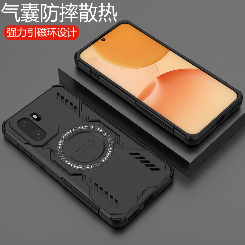 适用一加ace6手机壳1加aec6T保护套PLQ110镜头全包PLR四角气囊防摔oneplus磨砂硬oppo男女新款高级感散热磁吸