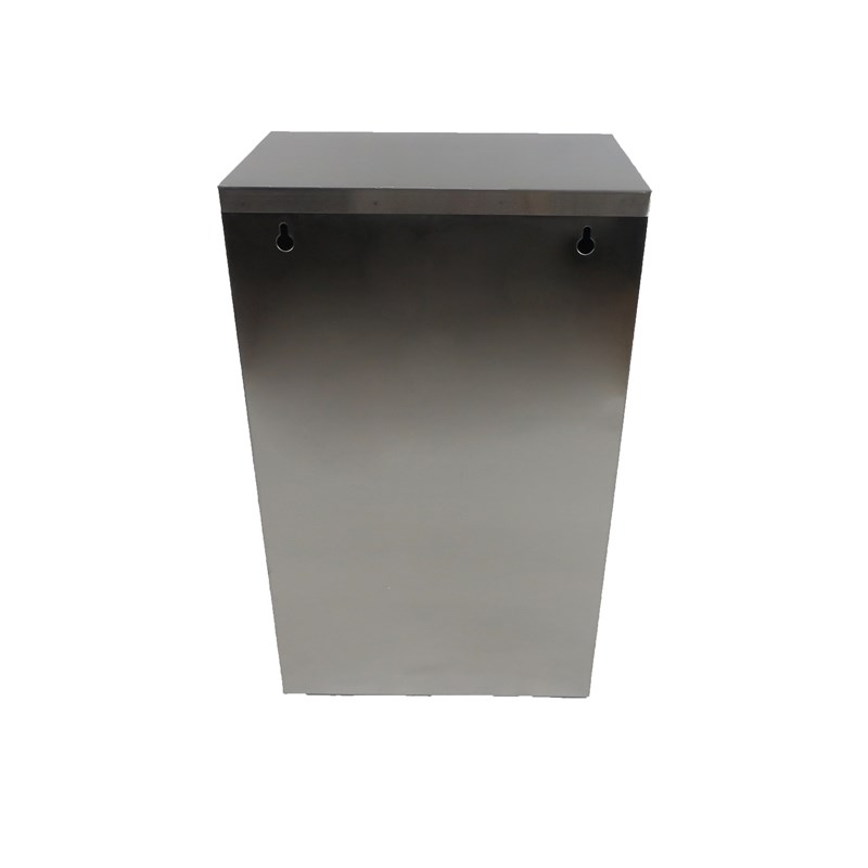 不锈钢挂墙式垃圾桶8L/15L简约收纳桶家用厨房壁挂防漏垃圾箱新款