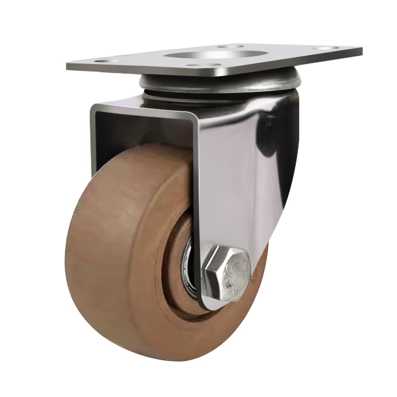中型不锈钢304材质耐高温烤箱脚轮万向轮3寸4寸5寸烘箱蒸箱推车轮