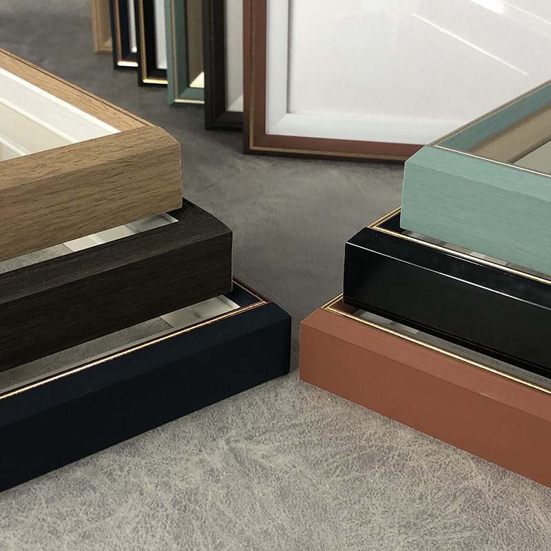 油画框外框石英砂丙烯肌理画戳戳绣画框简约数字油画布装裱框定制