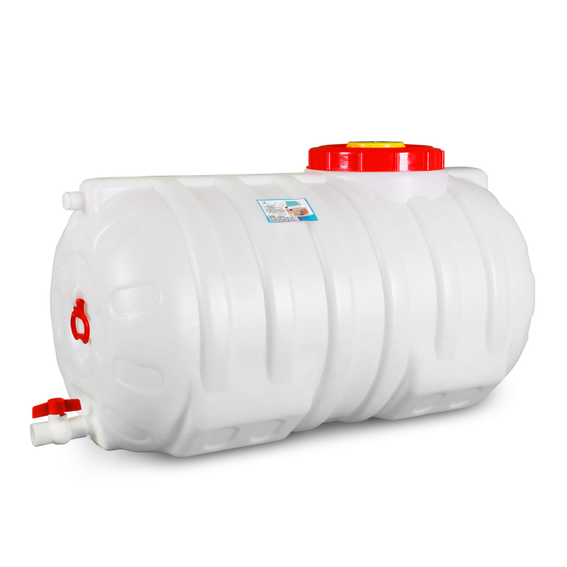 卧式储水桶蓄水箱加厚家用长方形带龙头塑料大容量储水罐密封水桶