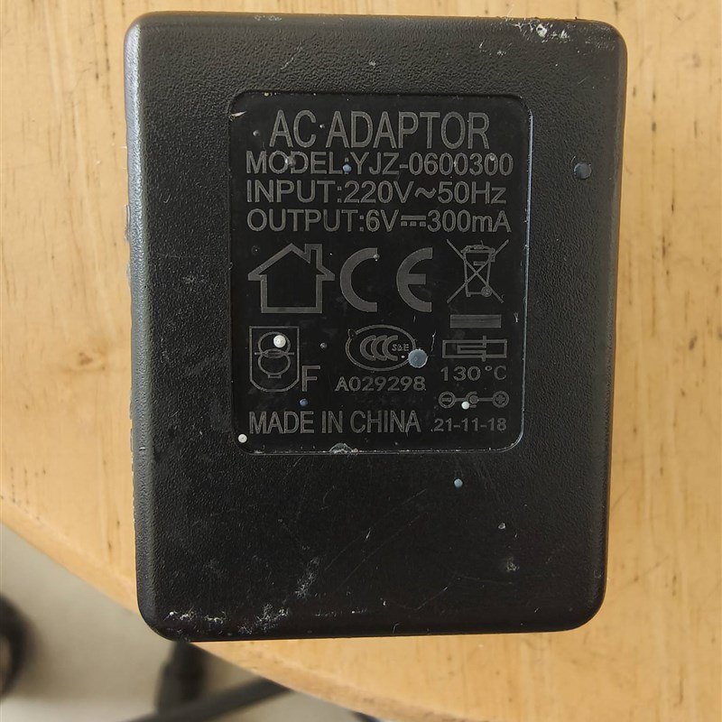 适用于 YJZ-0600300 电源适配器 充电器 6v300ma 变压器