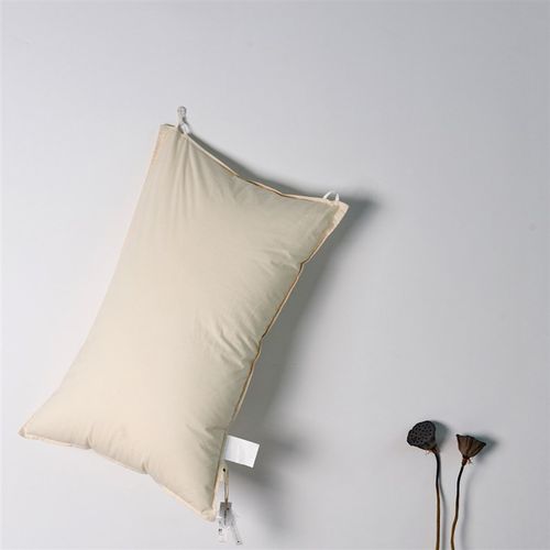 全棉无荧光面料单人枕头低中高可选柔软枕芯低枕矮枕