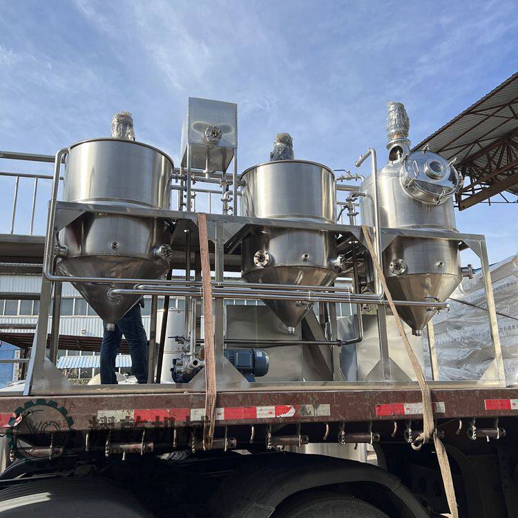 小油厂加工精炼设备 成套菜籽花生榨油精炼机 榨油坊提炼加工设备