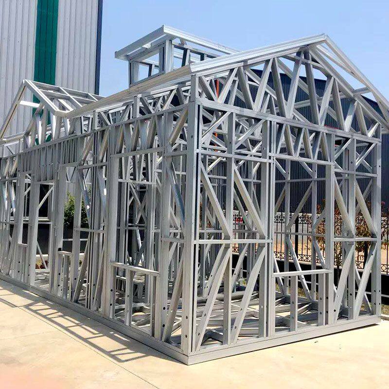 轻钢结构房屋框架 现代简约U型建材材料 轻钢别墅龙骨生产现货