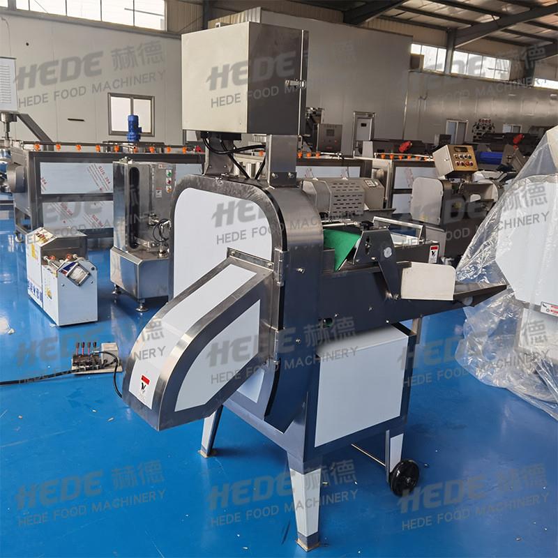 商用圆葱切块机 不锈钢白菜包菜切块设备 连续式土豆切块机