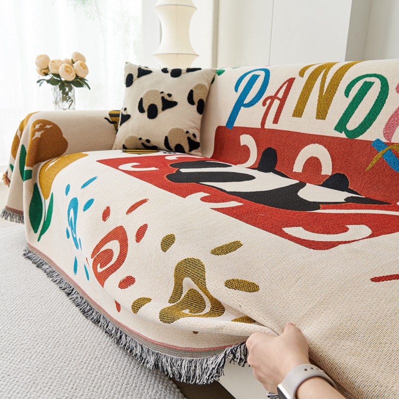 沙发套罩2024新款全包万能套防猫抓四季通用毯一整张全盖沙发盖布