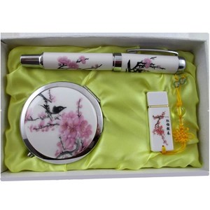 青花瓷礼品套装中国风手工艺品外事出国传统留学特色伴手礼送老外