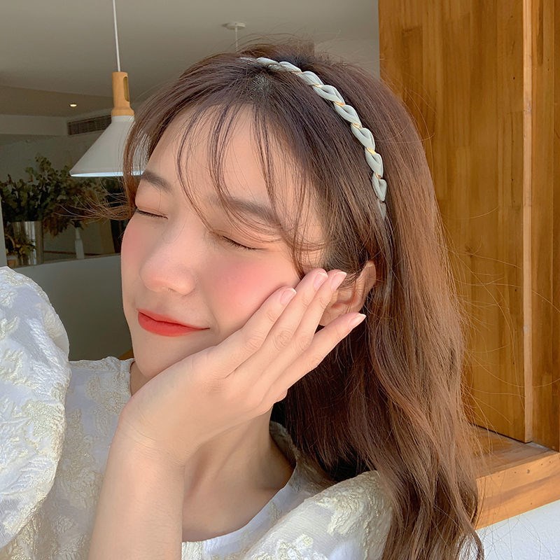 仙气发箍压发圈简约麻花细款洋气头箍网红2024年新款发卡发箍新款