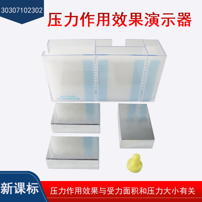压力作用效果演示器探究压力作用与受力面积和压力大小关系新课标