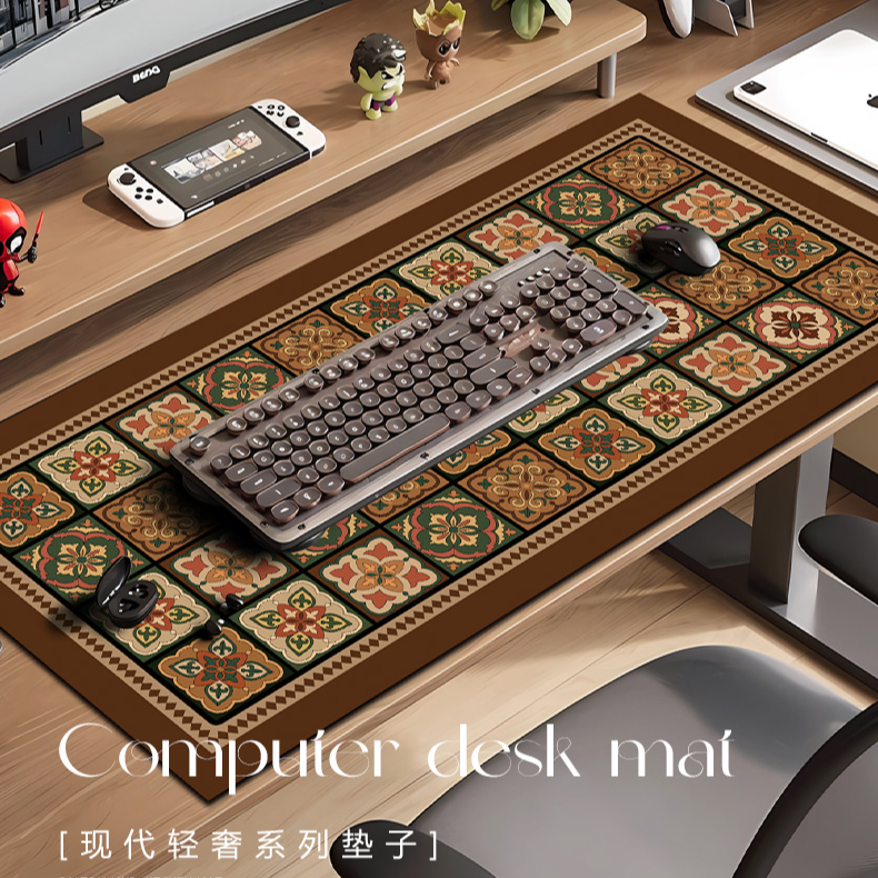鼠标垫超大号电脑桌垫办公室工位保护桌面键盘书桌垫子桌布可定制,居家布艺,办公桌垫,淘宝优惠券,粉丝福利购,淘宝优惠卷
