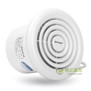 墙面排气扇卫生间换气扇强力静音圆形吊顶壁式抽风机通风扇4寸100