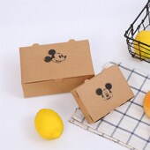 包邮 盒50个 炸鸡盒鸡翅盒外卖炸鸡排鸡块鸡翅打包纸盒炸鸡包装 韩式