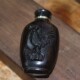 天然木质乌木紫光檀十二生肖鼻烟壶鸡年礼物礼品本命把件文玩收藏