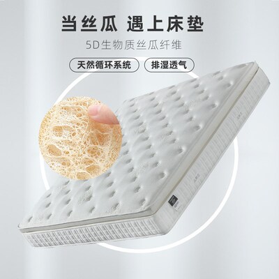 ARIS爱依瑞斯卧室乳胶垫子独立簧28cm天然无胶双人床垫 克里夫特