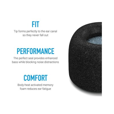 康佩来COMPLY  TrueGrip  TWR-200-B真无线C套慢回弹记忆海绵耳塞