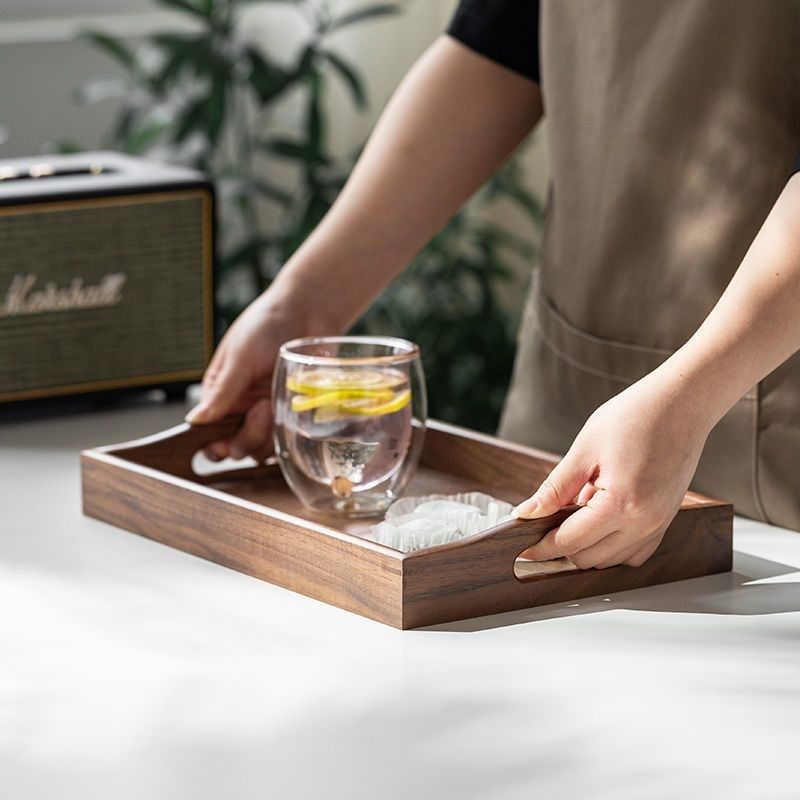 日式木质托盘茶盘点心盘长方形茶水杯收纳家用放茶杯敬茶果盘木盘,餐饮具,餐用托盘,淘宝优惠券,粉丝福利购,淘宝优惠卷