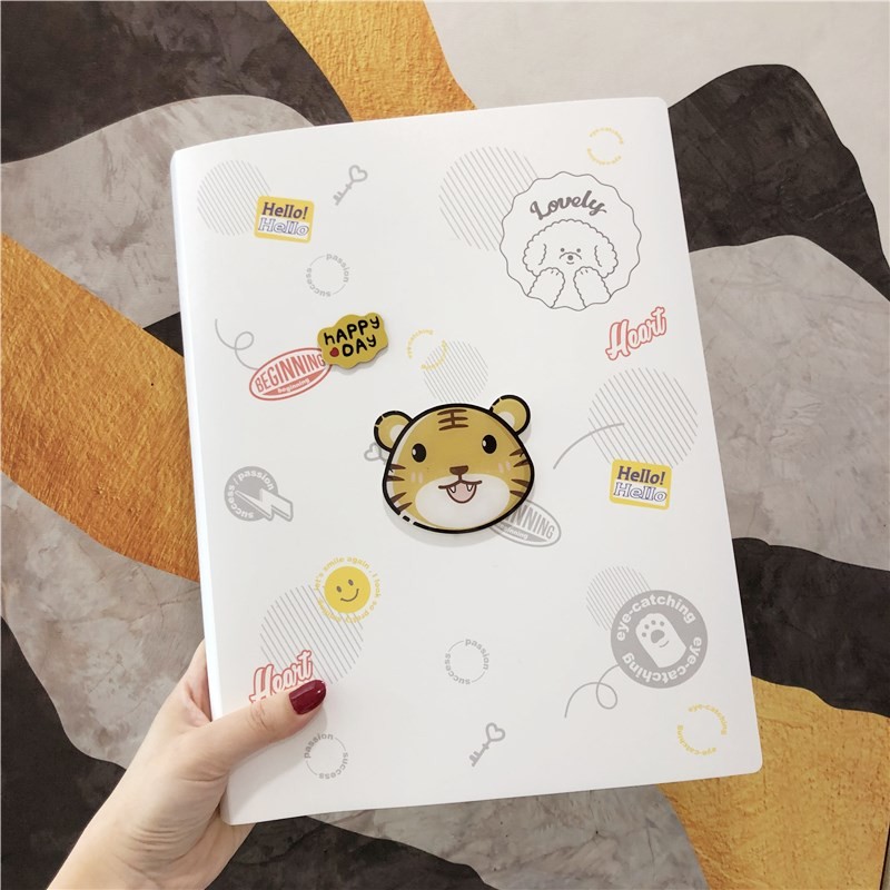 虎宝宝孕检收纳册孕妈妈产检资料册B超孕期档案袋a4a5活页报告单