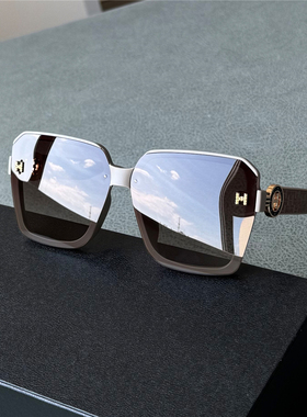 VazRobe高档女士偏光太阳镜轻奢墨镜女款方形高清帅气百搭咖框茶