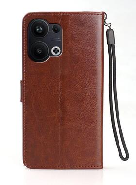 适用oppoReno9Pro+手机壳6.7英寸RENO9PRO十保护套皮夹oppoPGW110外壳翻盖poopren09POR+软壳oqqoreon9PR0+全