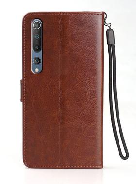 适用 小米M2001J1C手机壳皮夹MI10pro外壳翻盖小米10pro保护套6.67英寸M2001J1T防摔XIAOMI MI 10 PRO插卡小?