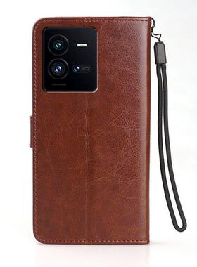 适用VIVOV2218A手机壳皮夹iQOO10Pro外壳翻盖保护套6.78英寸lqoo10PRO硅胶V2218T插卡ⅰqoo10PRO全包ipoo10PR