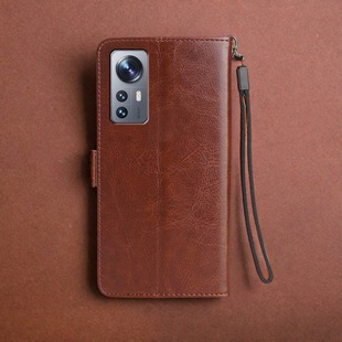 适用小米12系列pro手机壳12S/12T翻盖12sultra皮套防摔12X软外壳12青春全包防摔爆天玑版软皮纹钱包插卡磁吸