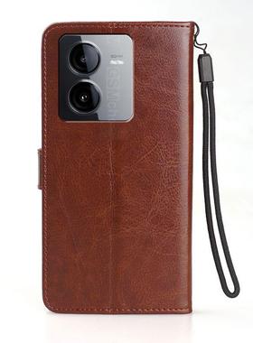 适用IQOOZ8X手机壳翻盖VIVOV2312A外壳皮夹保护套6.64英寸爱酷Z8X插卡lqooZ8X男士ⅰqooZ8X软壳iqqoZ8X硅胶艾