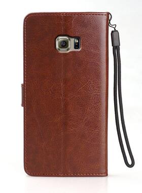 适用三星s6edge手机壳皮夹G925F保护套5.1寸sm-g9250外壳翻盖s6g9250防摔g9520全包925p插卡galaxy磁扣sm-g92