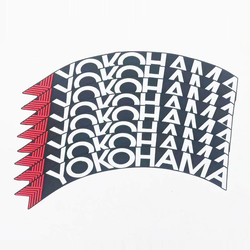 C1Y汽车轮胎贴字母 连体字母贴英文字母 pvc软胶改装车配饰