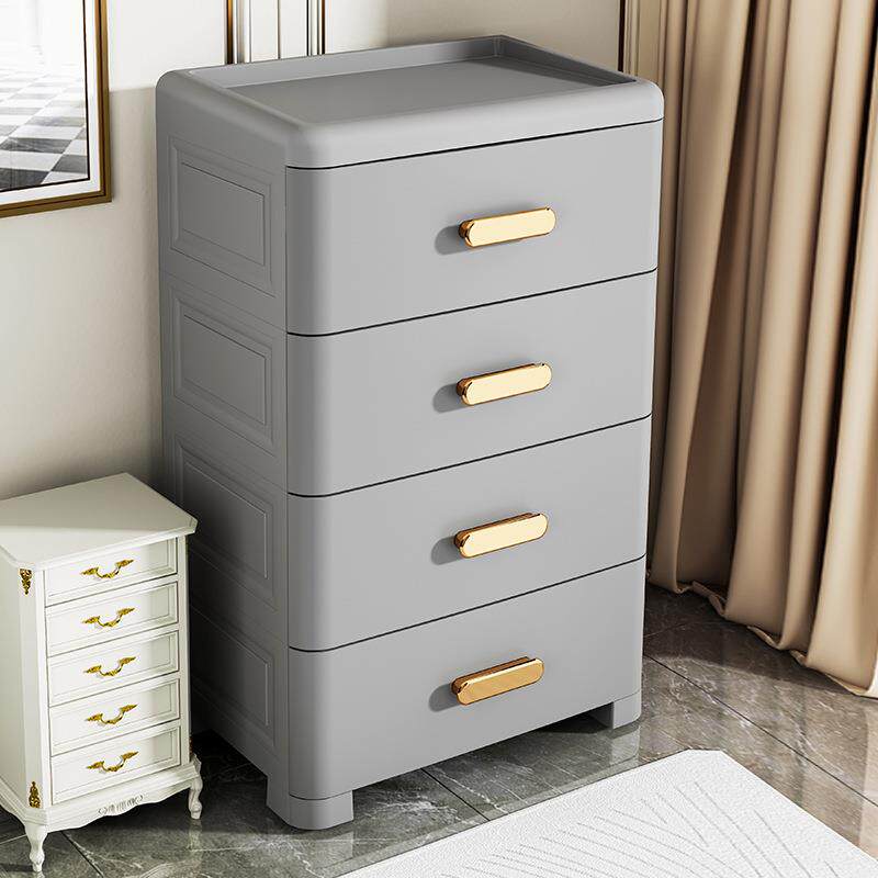 欧式45-70宽度抽屉式收纳柜款纯白储物柜客厅整理柜卧室床头柜子