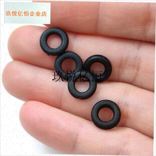 塑料单孔弹簧扣弹力绳配件小圆珠子小钩子耳朵T黑白透明防滑收缩,