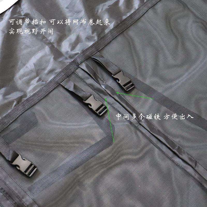 特斯林网房车防蚊昆虫门帘 露营车防晒透气全覆盖卷帘X20