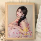 白鹿明星同款 相片照片diy摆台摆件桌面画框生日礼物